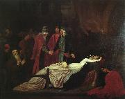 Lord Frederic Leighton The Reconciliation of the Montagues and Capulets over the Dead Bodies of Romeo and Juliet china oil painting artist